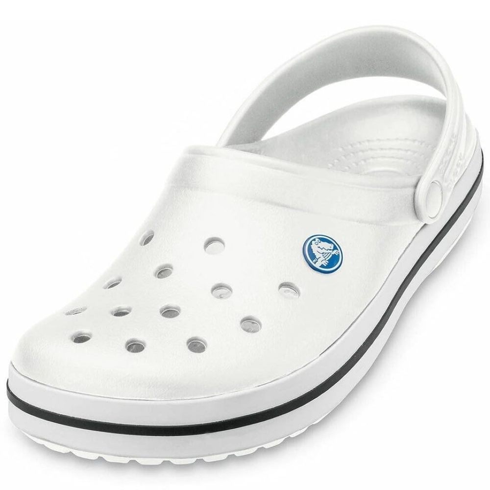 CROCS UNISEX-ADULT CROCBAND CLOG, WHITE, 6 WOMEN/4 MEN